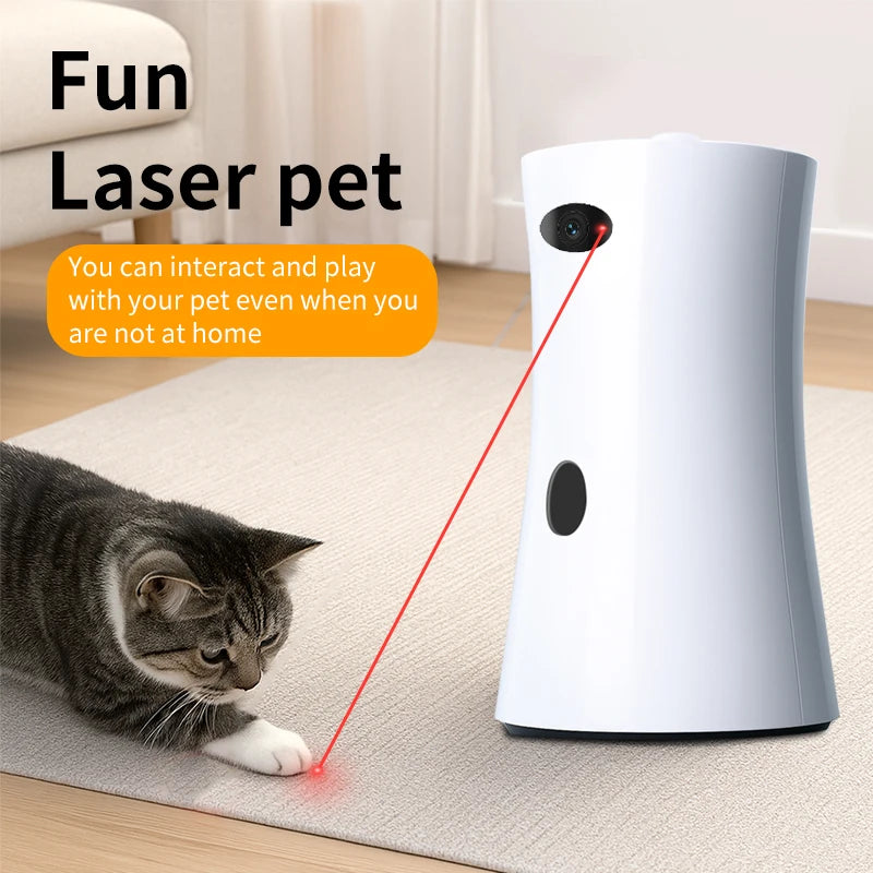 Wholesale Smart Pet Camera | 1080P HD Wifi Feeder with Laser Toy & Two-Way Audio | Remote Play & Feeding for Dogs and Cats