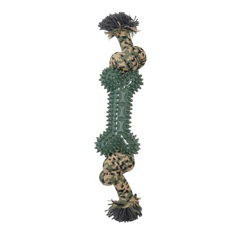 Wholesale Custom Logo Pet Product Supplier Camouflage Chew Dog Rope Toys
