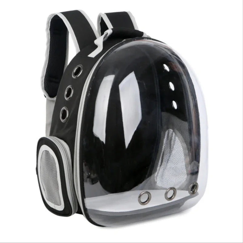 Portable Cat Pet Carrier Backpack Transparent Capsule Bubble Pet Backpack Small Animal Puppy Kitty Breathable Carrier for Travel