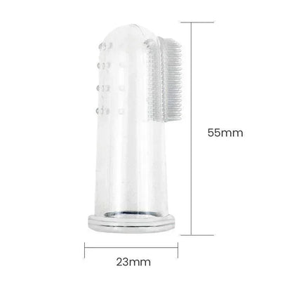 5Pcs Super Soft Pet Finger Toothbrush Dog Brush Bad Breath Tartar Teeth Care Tool Dog Pet Supplies Cepillo Para Perro