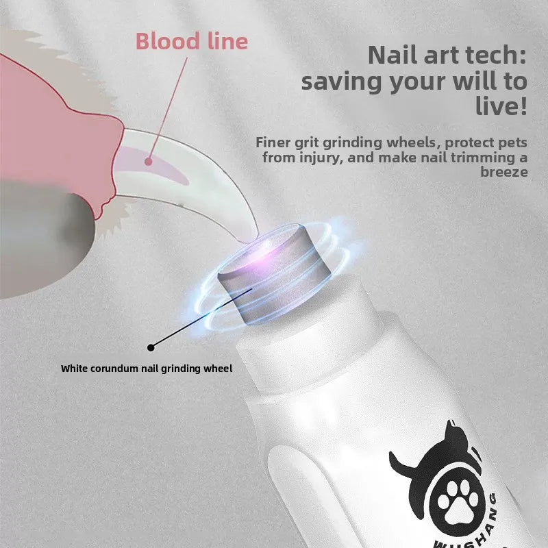 Big Guest Pet Nail Grinder Electric Manicure Clipper Nail Clipper Cat and Dog Grooming Cleaning Nail Clippers Pet Nail Clippers